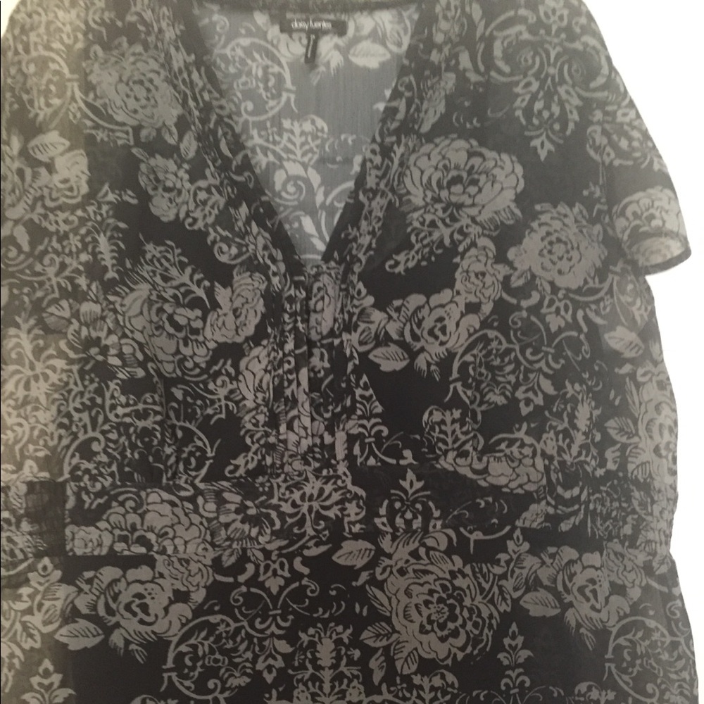 Sheer back top